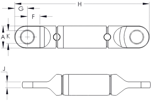 Wire Breakaway Connector drawing